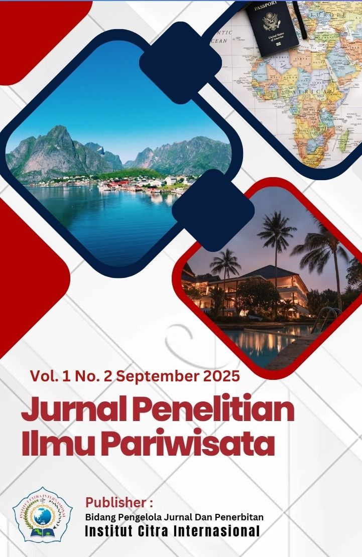 					View Vol. 1 No. 2 (2025): Jurnal Penelitian Ilmu Pariwisata
				